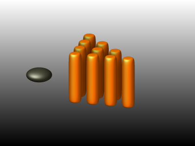 Superellipsoid particles