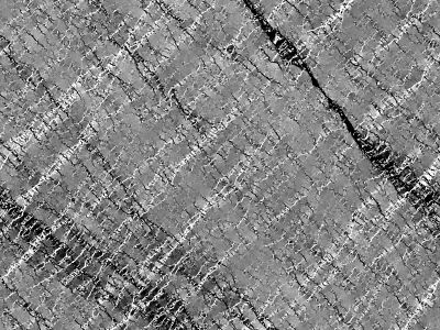 Shear faults in a model brittle solid