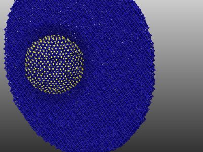 Fracturing disk modeled with BPM