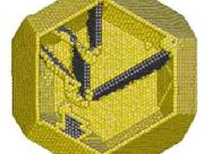 Compression of nanoparticles