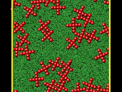 Rigid star particles for diffusion and viscosity