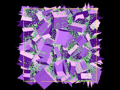 Triangle-faceted rigid 3d particles