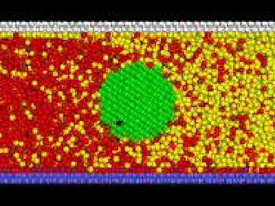 Entropy-driven nano-motor